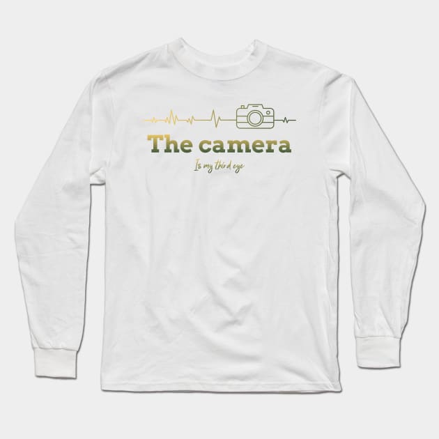 The camera Is my third eye Long Sleeve T-Shirt by T-Shirt Tales